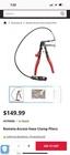 Mac Tools Hose Clamp Pliers New. Price: $120.00.