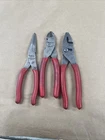 Snap-on 3 Piece Plier Cutter Set (red) 96ACF 87ACF 47ACF Used. Price: $129.99.
