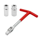 3PCS Car Thandle Universal Joint Spark Plug Socket Wrench Set, Auto 360 14MM... New. Price: $9.35.