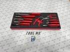 Snap-on Tools Usa New Red 10-PIECE Diagonal Cutter Pliers Foam Set PLDC1000FR. Price: $1195.00.