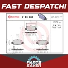 Brake Pads Set Fits Toyota Auris ZZE150 1.4 Rear 07 12 4ZZ-FE Brembo Quality New. Price: $32.44.