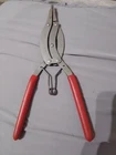 Snap-on Tools Usa Red Soft Grip High-leverage Ring Pliers SRP5C Like New Used. Price: $79.99.