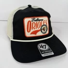 Baltimore Orioles Hat Cap Snap Back Mens One Size Black Baseball '47 Hitch Nwot Used. Price: $26.59.
