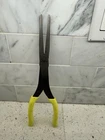 Snap-on 911ACFHV 11" Long Hi-viz Yellow Vinyl Grip Needle Nose Pliers Used. Price: $69.99.