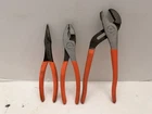 Vintage Craftsman Slip Diagonal Arc Pliers Set Usa 3 Pc Hi-vis (orange) Used. Price: $100.00.