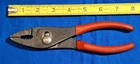 1988 Snap-on 47CP 8" Slip Joint Pliers Red Handles Used. Price: $35.00.