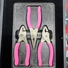 Snap-on Electric Pink 3PC Talon Grip Mini Slip-joint Pliers Set PL344BCF Usa Used. Price: $175.00.