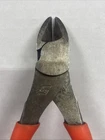 Snap-on 86ACF 6" Vector Edge Orange Soft Grip Diagonal Cutter Pliers Used. Price: $24.99.