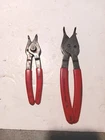 Blue Point Tools Retaining Snap Ring Pliers Lot Of PR349A, PR124SA Used. Price: $25.00.