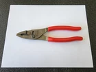Snap-on Tools Usa New Red 8" Soft Grip Combo Slip-joint Pliers W/ Cutter 137ACF. Price: $94.95.