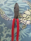 Snap-on Tools Usa. Red Soft Grip 9" Wire Terminal Crimping 29ACF Used. Price: $35.00.