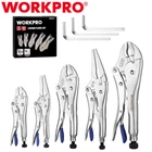 Workpro 5PC Locking 7" 10" Curved Jaw Pliers 6.5" 9.5" Long Nose New. Price: $40.99.