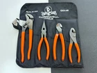 New Cornwell Tools Usa CCL4S 4PC Neon Orange Mixed Pliers Cutters Set W/ Kit Bag. Price: $249.99.