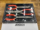 Snap-on Tools Usa New Piece Orange Soft Grip Long Nose Pliers Set PL308CFO. Price: $259.95.