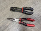 Craftsman Professional Wire Stripper And Crimper Needle Nose Pliers Used. Price: $35.00.