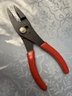 Snap On 47ACP 7.5" Slip Joint Red Handle Pliers Usa Used. Price: $45.00.