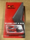 Teng Tools 4PC Pliers Set Side Cutters, Linesman, Long Nose, Slip Joint TT440-T New. Price: $109.97.