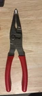 Snap Tools 7" Nose Pliers 3 Slip Joint Talon Grip 57% More Power Red New. Price: $60.00.