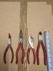 Lot Of Mac Tools Usa Pliers Needle Nose Side Cutters M437G M526G M317G Used. Price: $72.95.