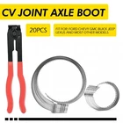 20PCS Universal Adjustable Axle Joint Boot Crimp Clamps W/ Pliers Tool Eah New. Price: $24.99.