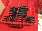 Mac Tools Pk 1250 12- Pc Quarter Turn Retaining Ring Pliers Set Nos New. Price: $199.99.