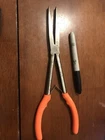 Cornwell Tools 11" Orange Grip Needle Nose Pliers CPL1240 Long Reach Duck Bill Used. Price: $39.00.