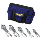 Irwin 5-PIECE Vise Grip Set W/ Free Bag (2077704) New. Price: $96.74.