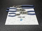 Snap-on Tools Usa New 4PC Power Blue Soft Grip Slip-joint Pliers Set 49ACF 44BCF. Price: $339.95.