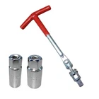 Bdzmc Spark Plug Socket Wrench, T-handle Removal Tool, 16 Mm 5/8 New. Price: $13.55.