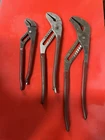 Lot Of 3 Blue-point Slip Joint Pliers, Channel Lock Usa Used. Price: $89.99.