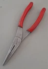 Snap-on Tools Usa 8" Needle Nose Pliers Talon Grip Red Handle 96CF Used. Price: $39.83.