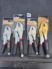 Sears Craftsman Pro Usa Nos 4P Locking Plier Set 45711 45714 45715 Vise Grip New. Price: $139.00.