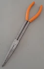 Snap Tools Usa 911CP 11" Long Reach Needle Nose Pliers Straight, Orange Grip Used. Price: $68.00.