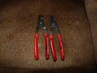 Mac Tools BRP1 & BRP2 - Soft Grip Ring Removal Installer Pliers Set Used. Price: $40.00.