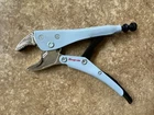New Snap-on 5" Curved Jaw With Cutter Locking Vise Grip Type Pliers LP5WR. Price: $48.95.