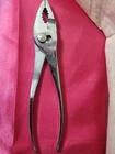 Vintage 8" Bonney B8 Slip Joint Pliers, Usa Made, Checkerdot Handle Grip Pattern Used. Price: $18.00.