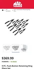 Mac Tools PK9RRPB 9PC Push-button Retaining Ring Pliers Set New. Price: $210.00.