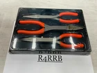 Snap-on Tools Usa New Piece Orange Soft Grip Long Nose Pliers Set PL308CFO. Price: $229.95.