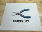 Snap-on Tools Pearl Blue Soft Grip 5-1/2" Needle Nose Precision Pliers P92055APB New. Price: $74.99.