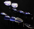 Lynx Crystal Cat Irons Set+putter 9 LENGTH:(5) 38(PUT) 33.5(5W) 41IN Rh New Grip Used. Price: $225.00.