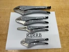 Snap-on Tools Spain Piece Curved Jaw Locking Combo Pliers Lot Set LP404 Nos New. Price: $175.00.