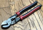 Klein Tools High Leverage Cable Wire Cutter Shears 9" Long Pliers Battery Used. Price: $40.00.