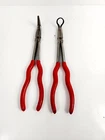 Lot Of 2 Mac Tools 11" Long Reach Pliers Bent Tip P114LG And P114BN90 Used. Price: $45.00.
