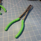Mac Tools Green Long 45 Bent Tip Needle Nose Pliers Spring Loaded P301733G Used. Price: $34.95.