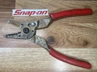 Snap On PWCS9ACF 9" Wire Stripper / Cutter Crimper Bolt Pliers Red Used. Price: $59.99.