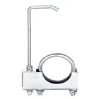 In Natural 2.5" Universal Exhaust Clamp Hanger With Pipe, Silver... New. Price: $41.53.