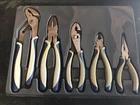Blue-point BPL501 5-PIECE Pliers Set Tongue & Groove, Lineman, Slip-joint Used. Price: $45.00.