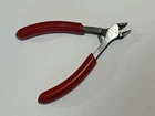 Snap E707BCG Mini Electronic Wire Cutters Pliers 4-1/2" Red Soft Grip Usa Used. Price: $25.95.