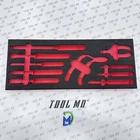 Snap-on Tools Red Foam Organizer For 10PC Diagonal Cutter Pliers New. Price: $171.11.