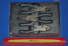Snap-on New 3 Piece 6" Talon Grip Dark Titanium Grey Slip-joint Pliers Set. Price: $174.32.